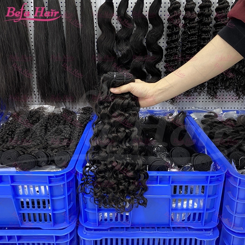 Wholesale Italian Curly 2pcs/3Bundles/4Bundles 12-30 Inches Natural Human Hair Weave