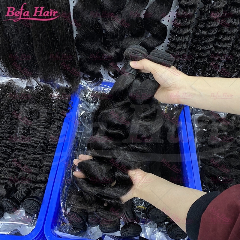 Wholesale Loose Wave 2pcs/3Bundles/4Bundles 12-34 Inches Natural Human Hair Weave