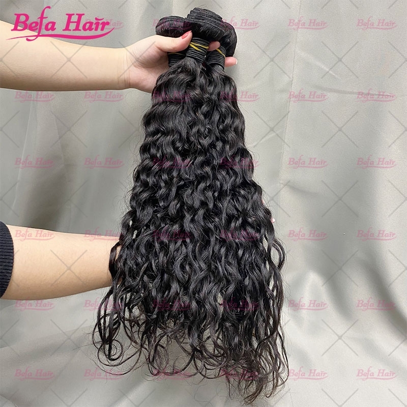 Wholesale Water Wave 2pcs/3Bundles/4Bundles 12-30 Inches Natural Human Hair Weave