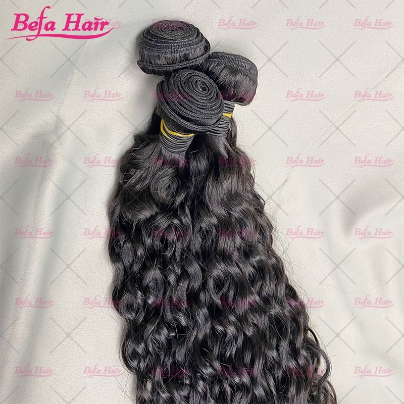 Wholesale Water Wave 2pcs/3Bundles/4Bundles 12-30 Inches Natural Human Hair Weave