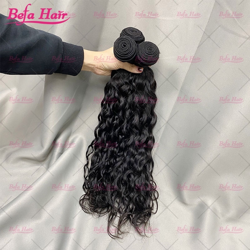 Wholesale Water Wave 2pcs/3Bundles/4Bundles 12-30 Inches Natural Human Hair Weave