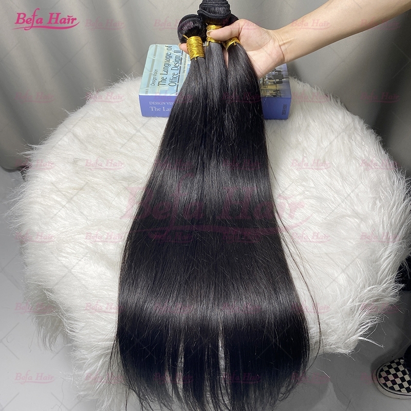 Wholesale Raw Hair Straight 1Bundles 8-30 Inches Natural Black human Hair Weave