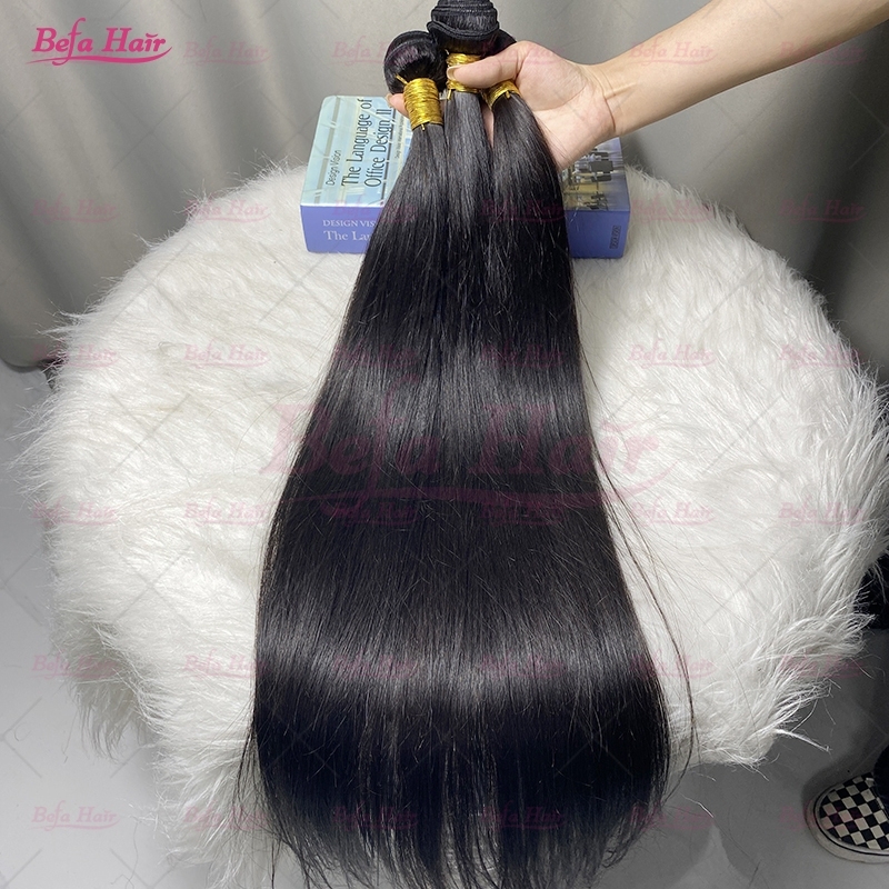 Wholesale Raw Hair Straight 1Bundles 8-30 Inches Natural Black human Hair Weave