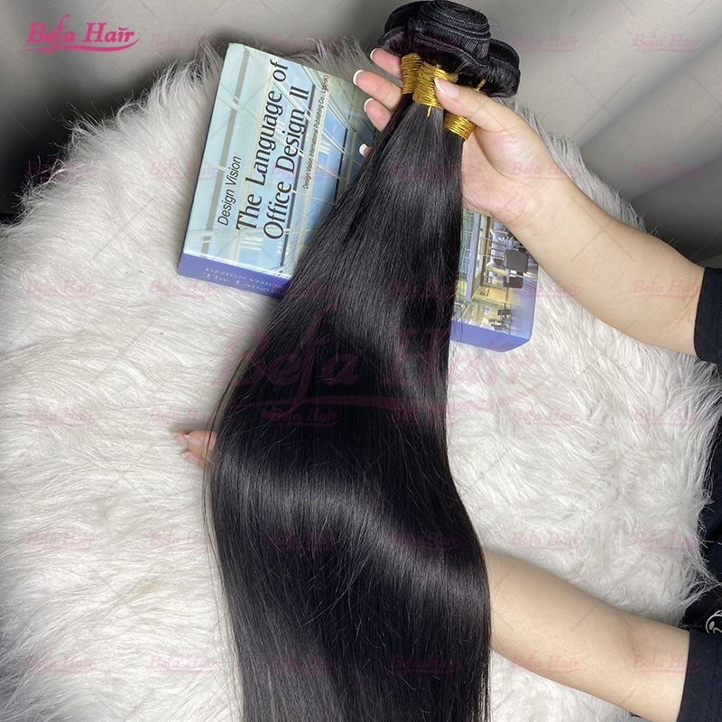 Wholesale Raw Hair Straight 1Bundles 8-30 Inches Natural Black human Hair Weave