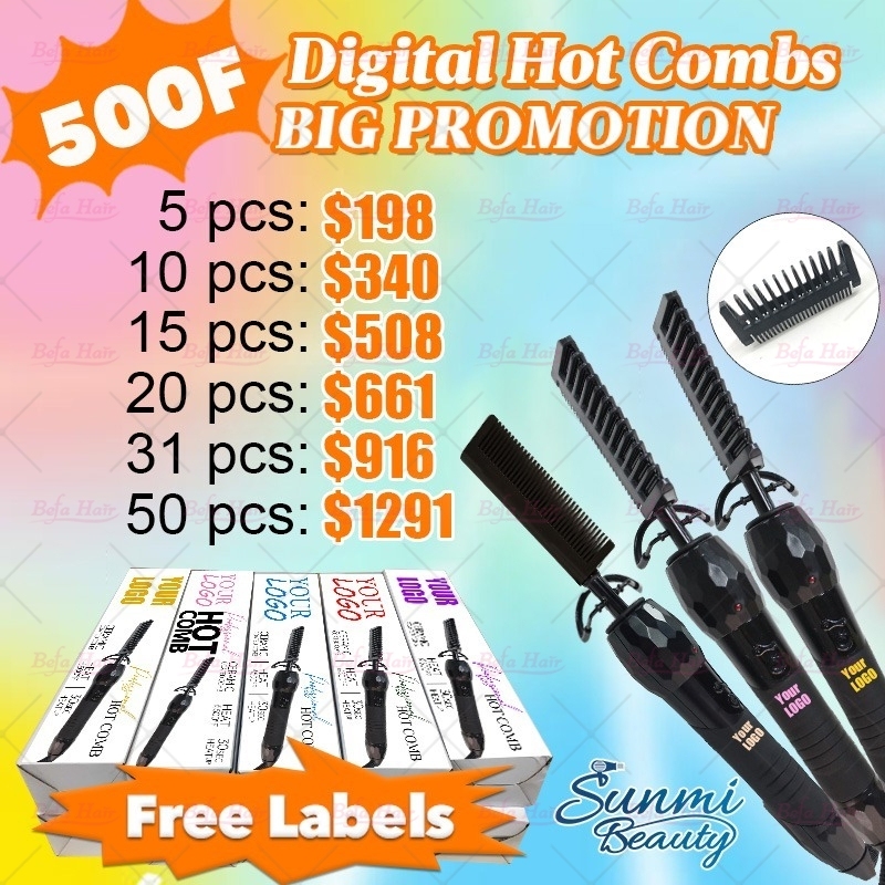 Wholesale Digtal Hot Combs Package