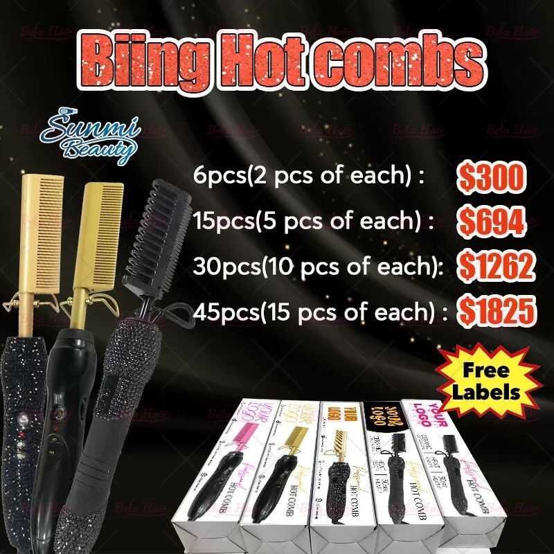 Wholesale Bling Hot Comb Package