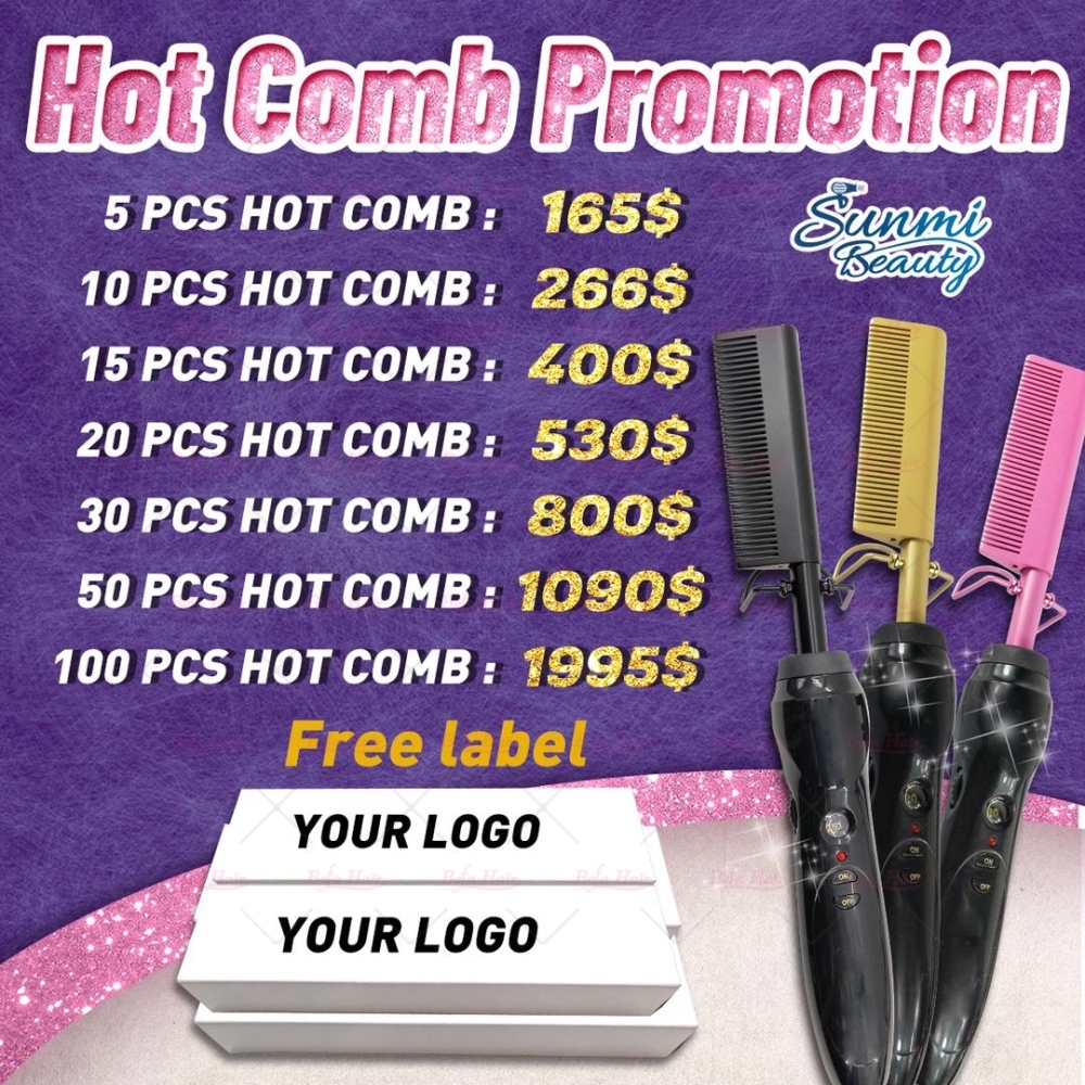 Wholesale Hot Comb Promotion Package