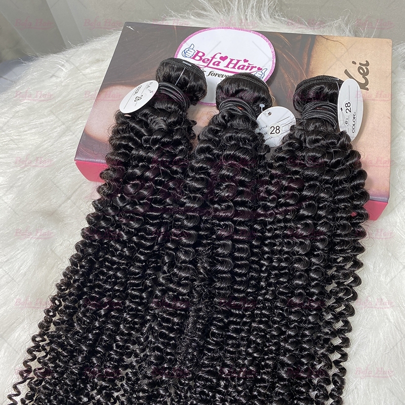 Wholesale Kinky Curly 2pcs/3Bundles/4Bundles 12-30 Inches Human Hair Weave