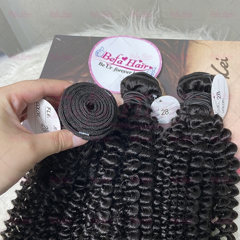 Wholesale Brazilian 13''x4'' Lace Frontal With 3Bundles Kinky Curly Hair,can do dropshipping
