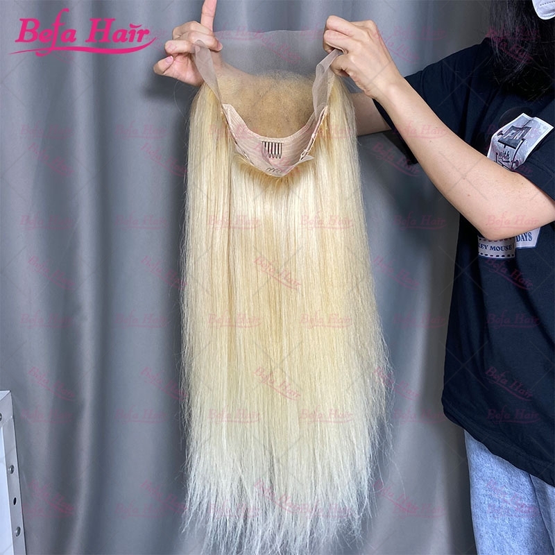 Wholesale High Density Honey Blonde Wig HD/Transparent 4x4/ 5x5/ 13x4/ 13x6 Lace Straight Wig 613 Human Hair Wig