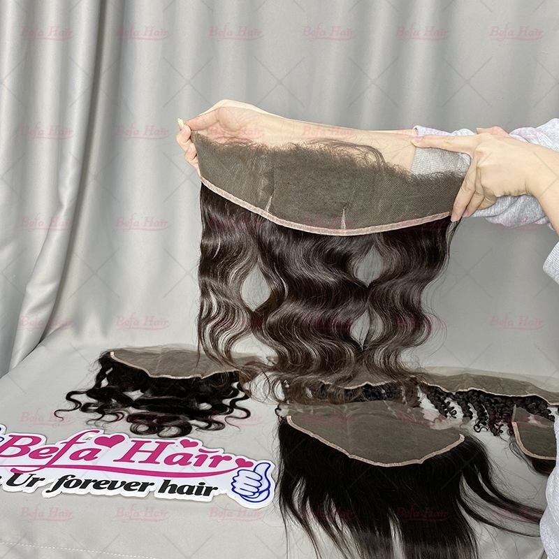 Wholesale Raw Hair Brown Lace 4x4/13x4/13x6 Straight/Body/Curly Wave Closure/Frontal Brown Lace