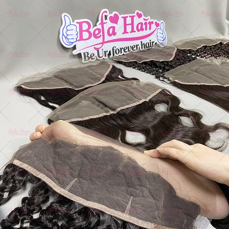 Wholesale Raw Hair Brown Lace 4x4/13x4/13x6 Straight/Body/Curly Wave Closure/Frontal Brown Lace
