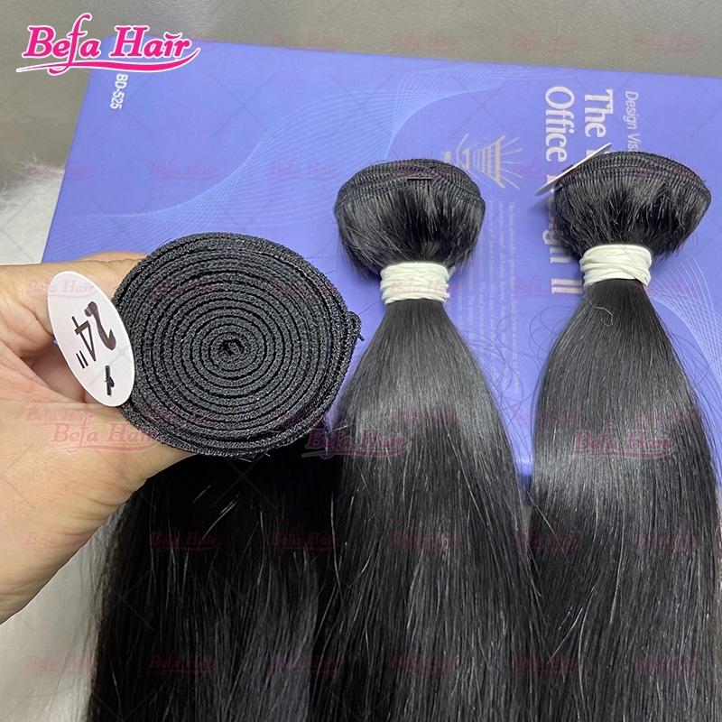 Wholesale Raw Hair Straight 2pcs/3Bundles/4Bundles 10-30 Inches Natural Black human Hair Weave