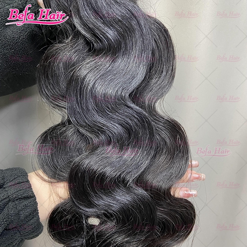 Wholesale Raw Hair Body Wave 2pcs/ 3 Bundles/ 4Bundles 10-30 Inches Natural Black human Hair Weave