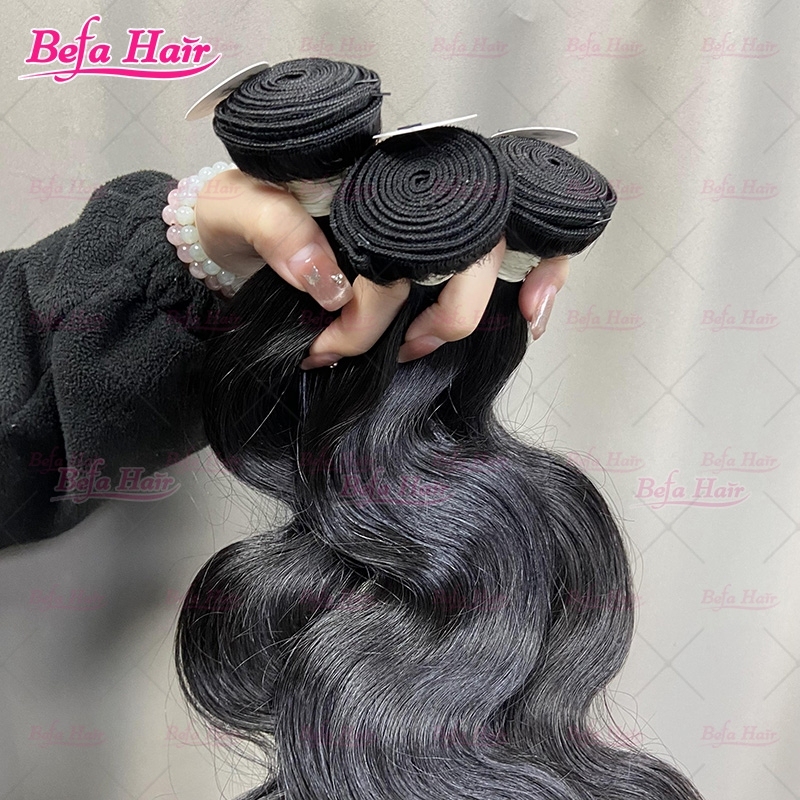 Wholesale Raw Hair Body Wave 2pcs/ 3 Bundles/ 4Bundles 10-30 Inches Natural Black human Hair Weave