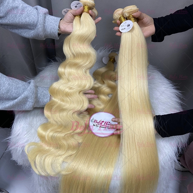 Wholesale 613# Straight/ Body Wave 1Bundles 10-30 Inches Virgin Human Hair Weave