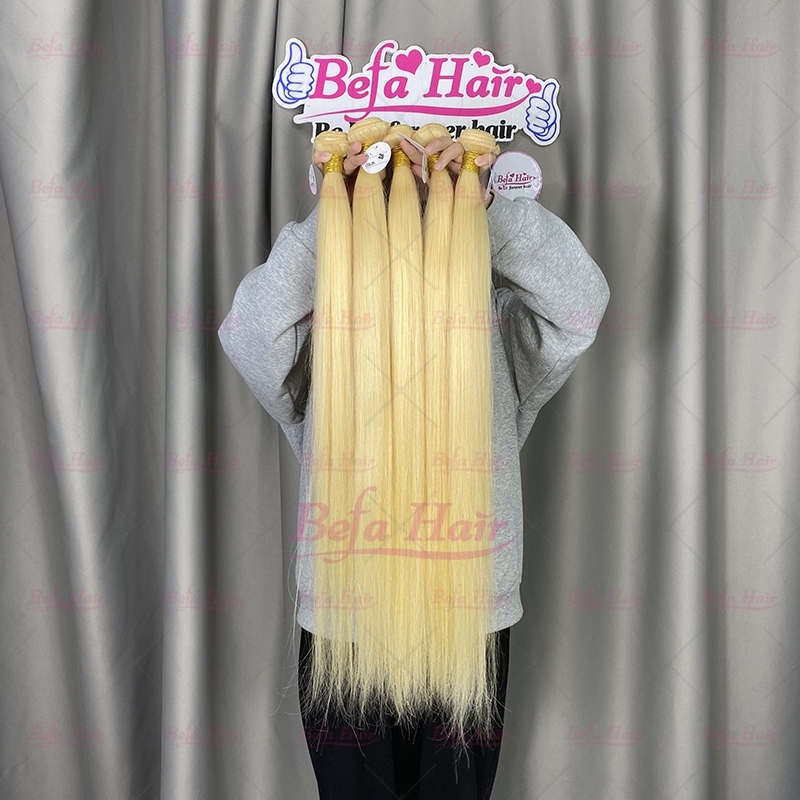 Wholesale 613# Straight/ Body Wave 1Bundles 10-30 Inches Virgin Human Hair Weave