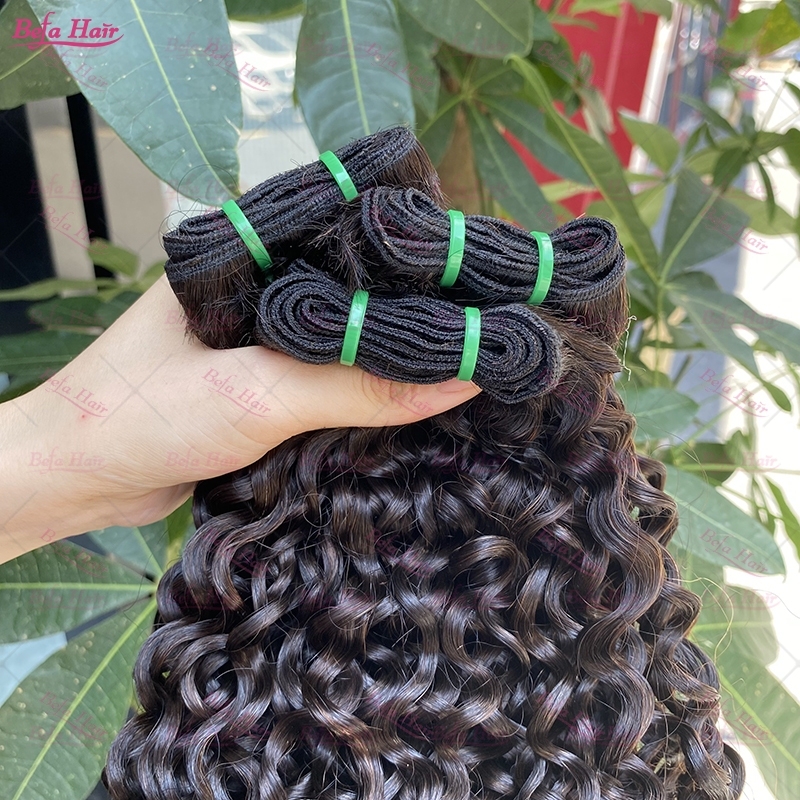 Wholesale Double Drawn 2pcs/3 Bundles/4 Bundles Italy Curly Natural Black Hair,can do dropshipping
