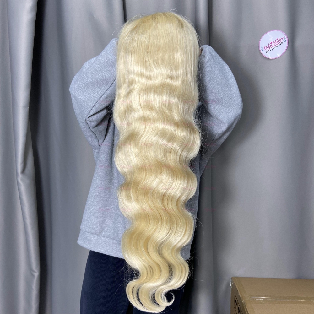 Wholesale High Density Blonde Human Hair HD/Transparent 4x4/ 5x5/ 13x4/ 13x6 Lace Body Wave Honey Blonde Wig 613 Human Hair Wig