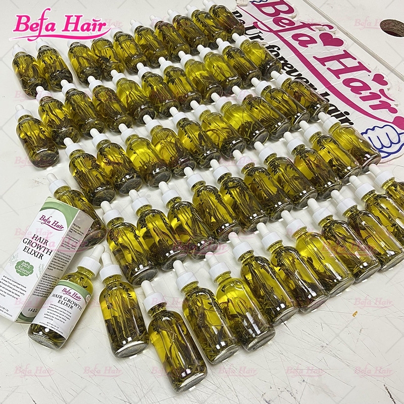 100% Organic Herbal Hair Growth Elixir Private Label Rosemary Oil Hair Treatment Growth Oil