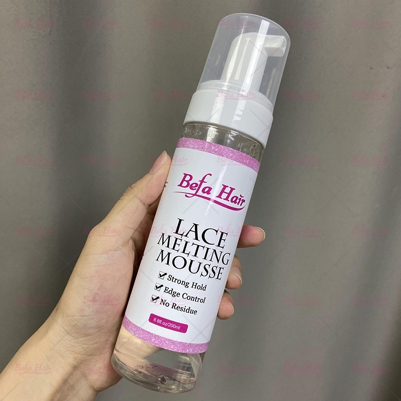 Lace Melting Mousse 200ml Long Lasting Glue Mousse For Baby Hair Invisible Hold Lace Glue