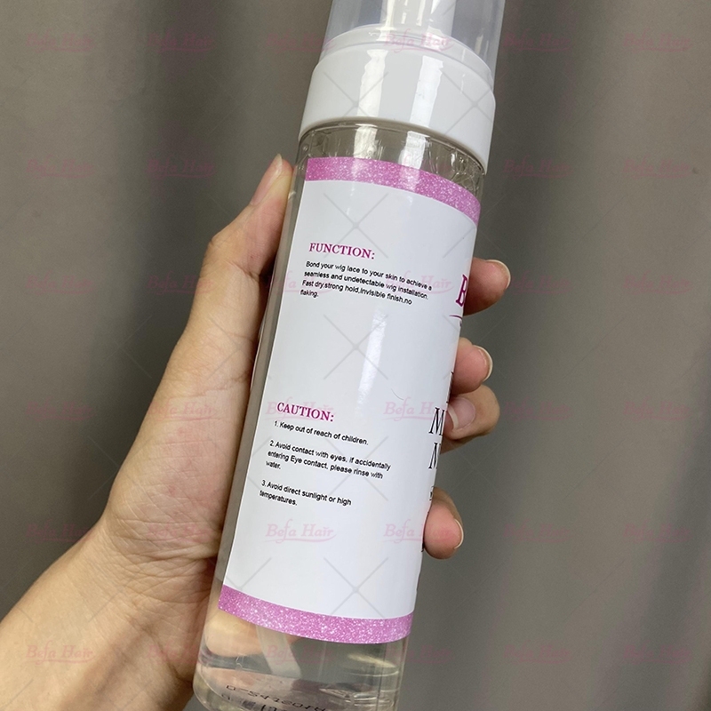 Lace Melting Mousse 200ml Long Lasting Glue Mousse For Baby Hair Invisible Hold Lace Glue