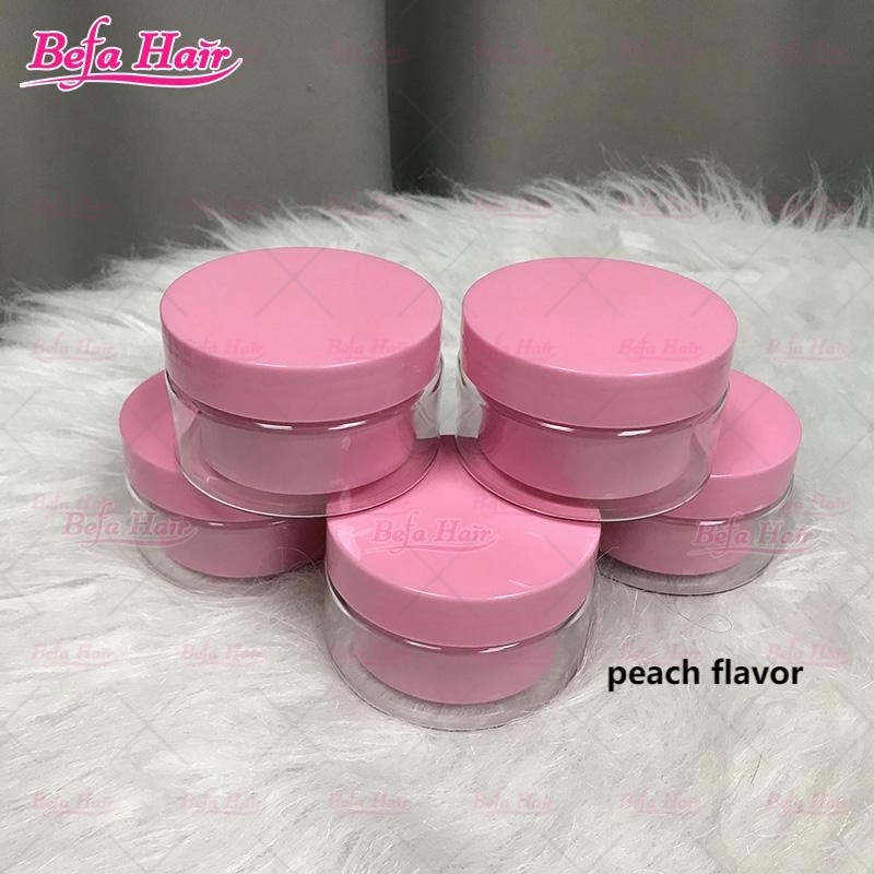 Custom Logo Styling Hair Edge Control Gel Shine And Smooth Edge Control Apple/Peach Flavor Edge Control