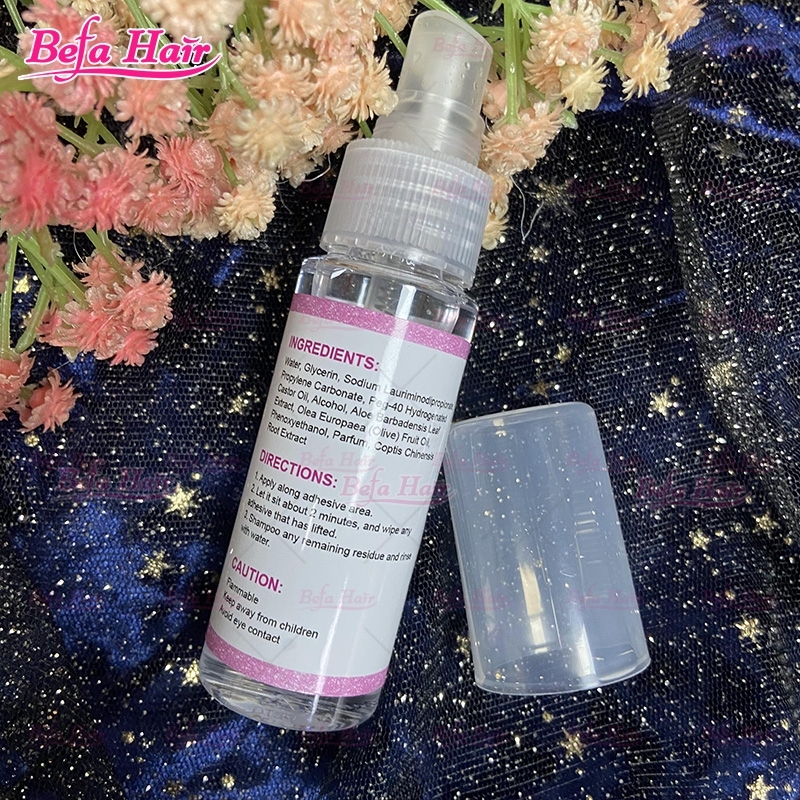 Custom Logo 50ml Adhesive Remover Spray Lace Wig Glue Remover Spray