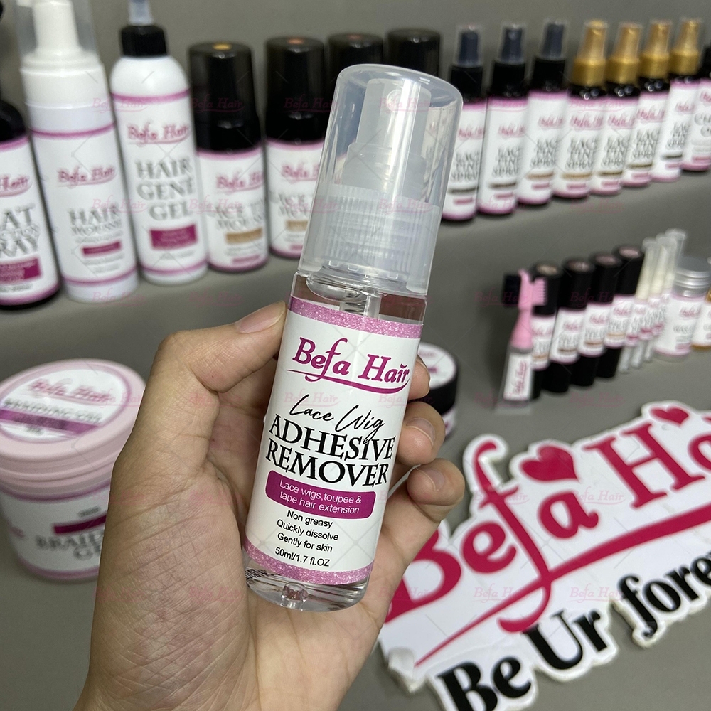 Custom Logo 50ml Adhesive Remover Spray Lace Wig Glue Remover Spray