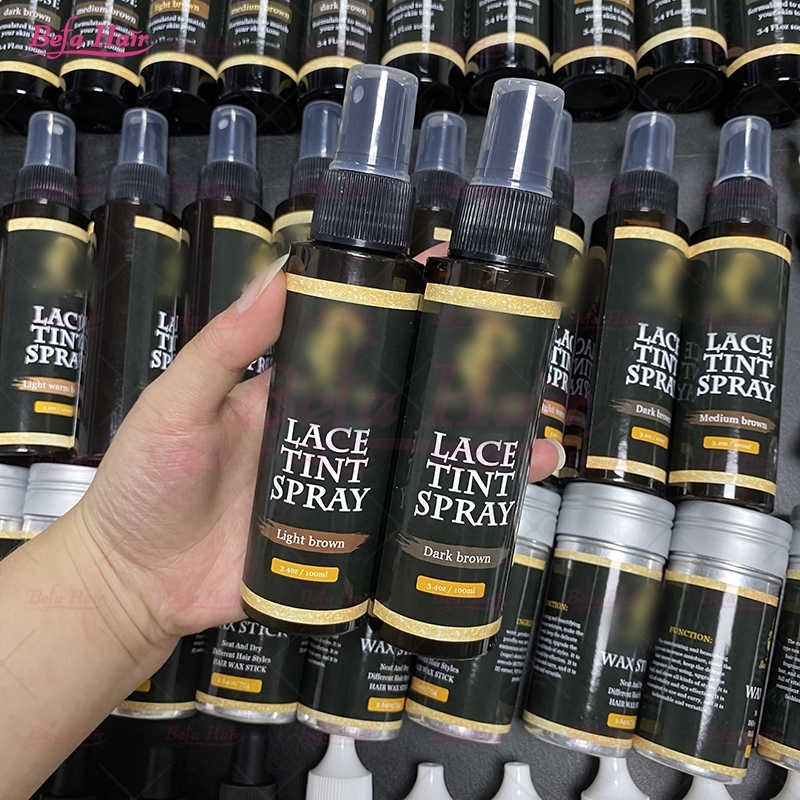 Befa Care Private Label 100ml Lace Tint Spray 4 Colors Natural Look Lace Melting Spray