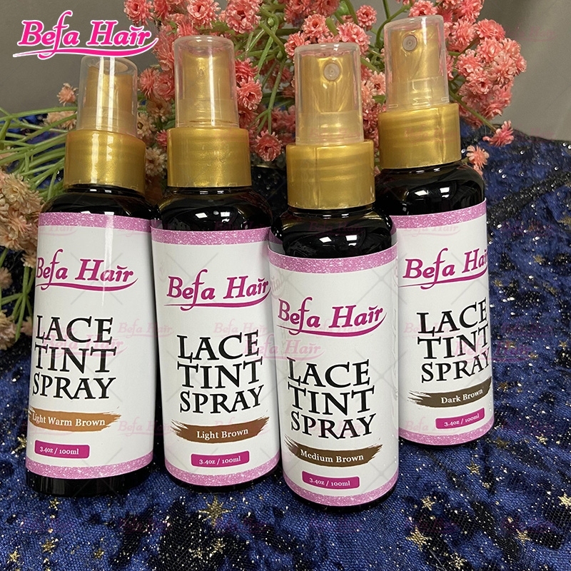 Wholesale Private Label Sculpting Lace Tint Spray 4 Colors Tint Spray For Lace Wigs
