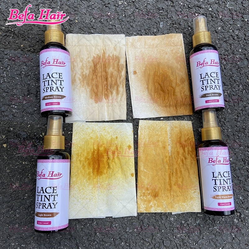 Wholesale Private Label Sculpting Lace Tint Spray 4 Colors Tint Spray For Lace Wigs