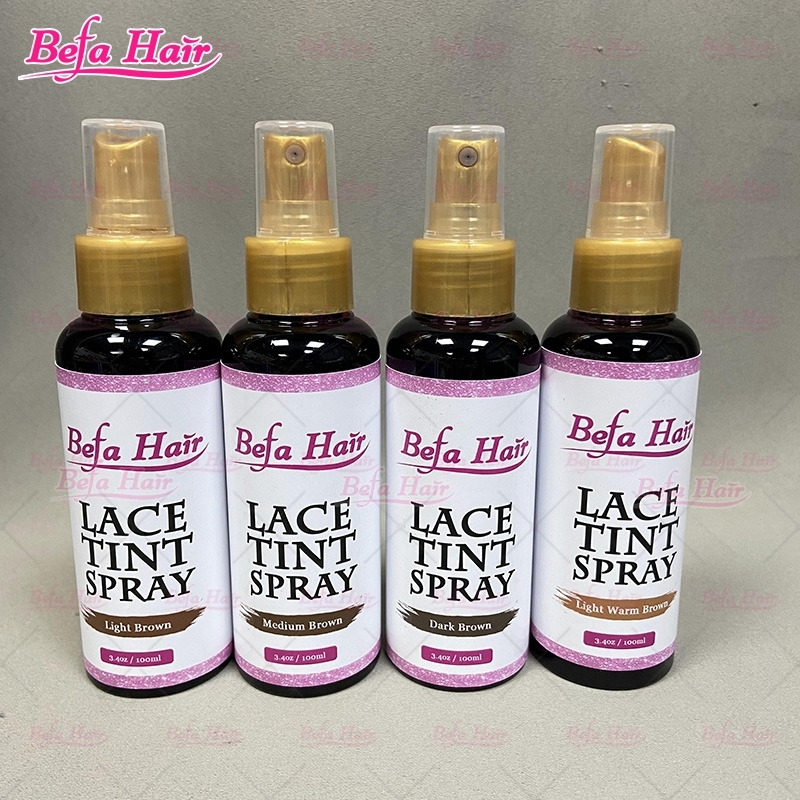 Wholesale Private Label Sculpting Lace Tint Spray 4 Colors Tint Spray For Lace Wigs