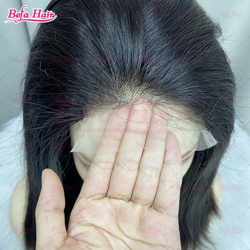 Wholesale Natural Black 2x6 4x4 5x5 13x4 13x6 360 Lace Straight Hair Wig Pre Plucked 200% Density Virgin Human Hair Wigs