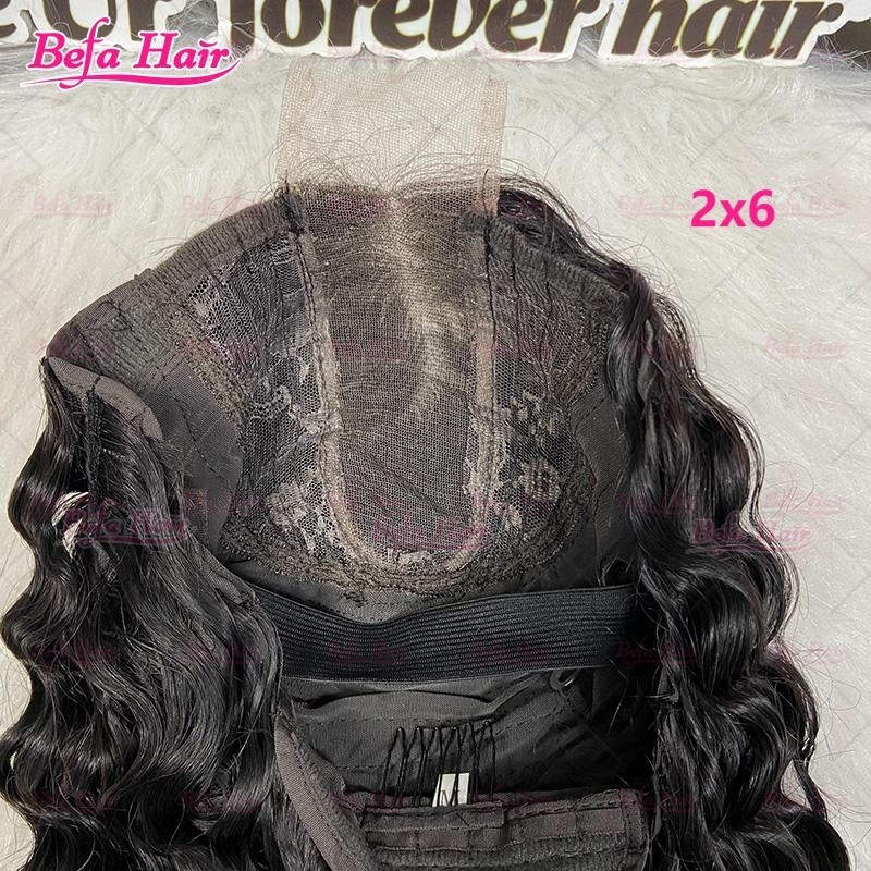 Natural Black 200% Density Virgin Human Hair Wigs Deep Wave Wig 2x6 4x4 5x5 13x4 13x6 360 Lace Wig
