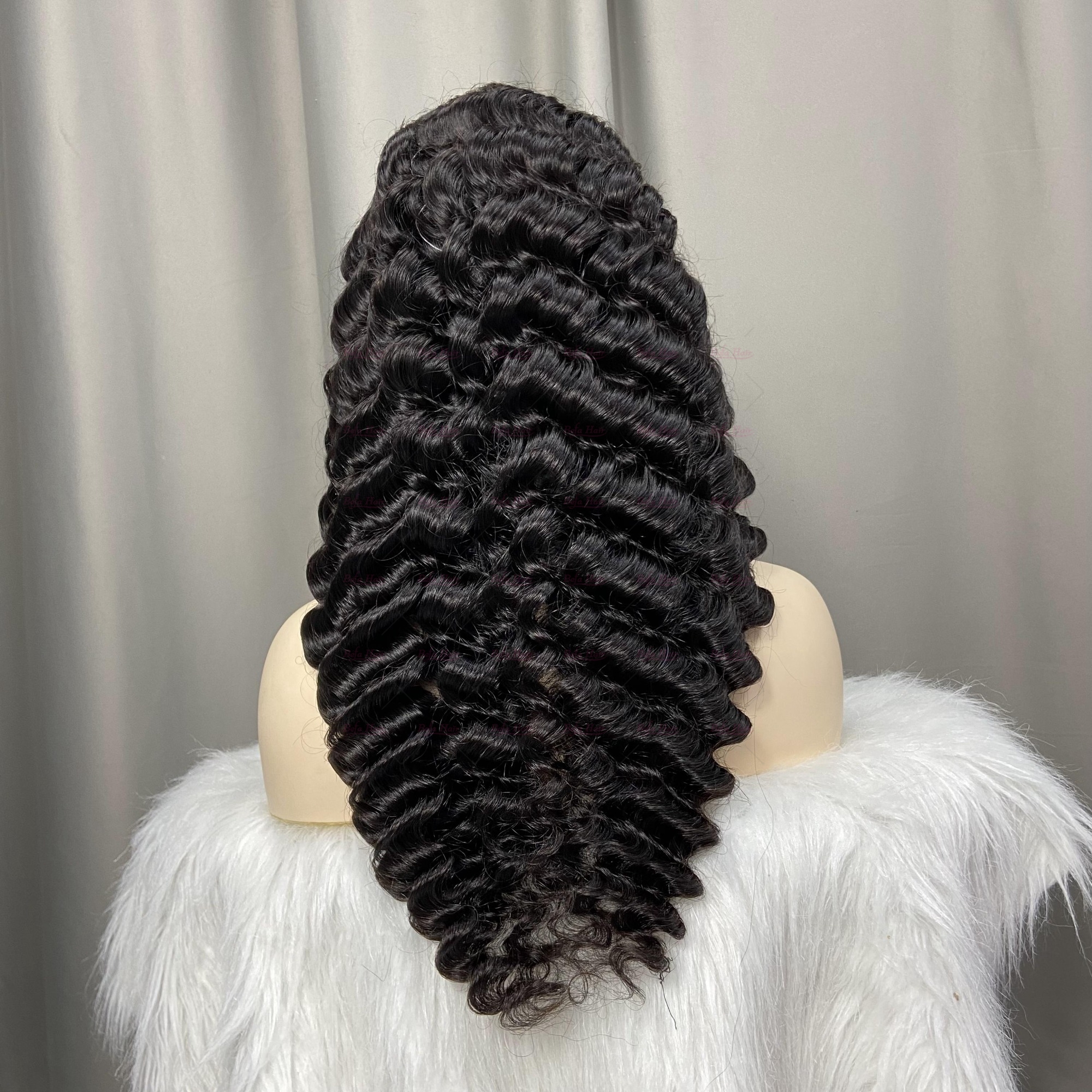 Natural Black 200% Density Virgin Human Hair Wigs More Wave Wig 2x6 4x4 5x5 13x4 13x6 360 Lace Wig