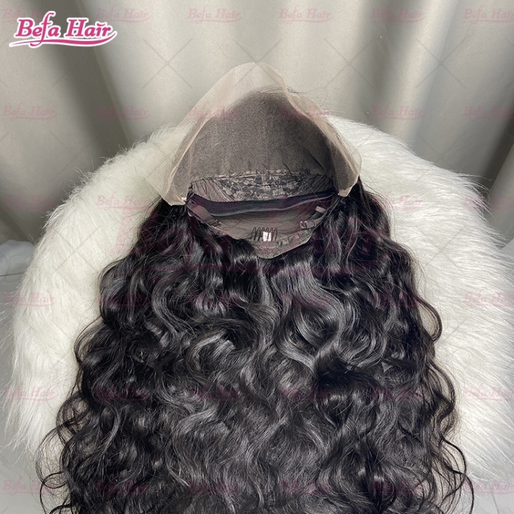 Wholesale 200% Density 4x4 5x5 13x4 13x6 HD Transparent Lace Water Wave Natural Black Cheap Human Hair Wigs