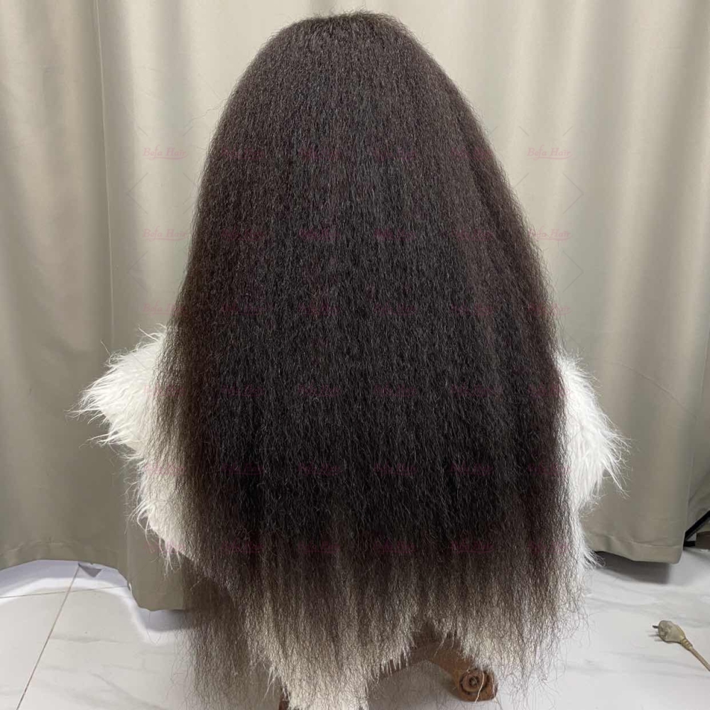 Wholesale 200% Density 4x4 5x5 13x4 13x6 HD Transparent Lace Kinky Straight Natural Black Cheap Human Hair Wigs