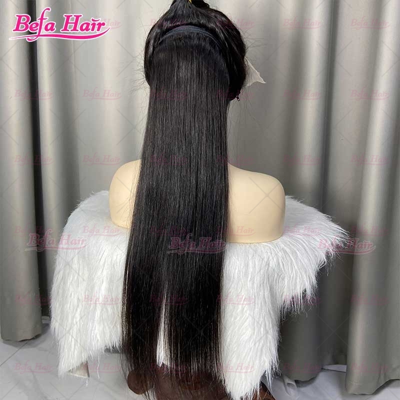 2x6 4x4 5x5 13x4 13x6 HD Transparent Lace Zip Wig 200% Density Natural Black Straight Human Hair Zipper Wig