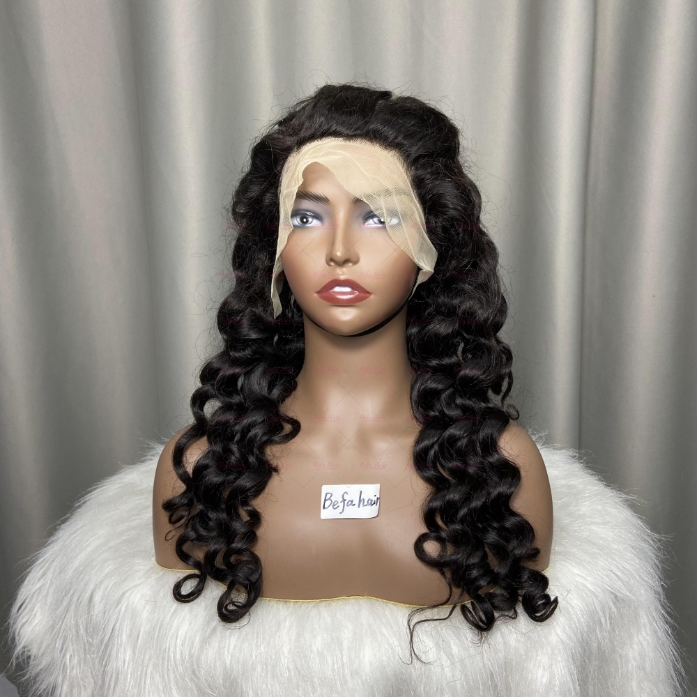 Glueless Wigs Human Hair 5X5 13X4 13X6 Transparent HD Lace Human Hair Wigs Natural Black Loose Wave Hair Wigs