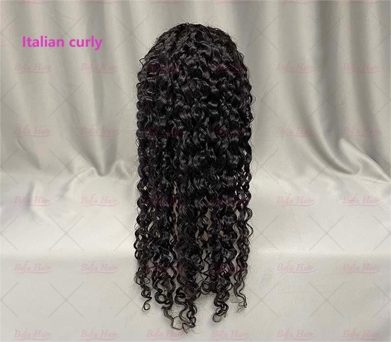 Glueless Wigs Human Hair 5X5 13X4 13X6 Transparent HD Lace Human Hair Wigs Natural Black Italian Curly Hair Wigs