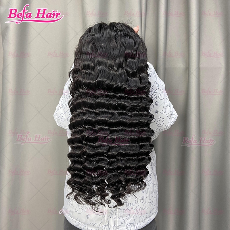 Glueless Wigs Human Hair 5X5 13X4 13X6 Transparent HD Lace Human Hair Wigs Natural Black Deep Wave Hair Wigs