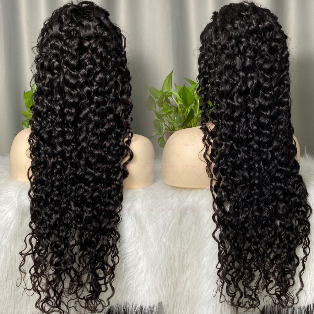 Glueless Wigs Human Hair 5X5 13X4 13X6 Transparent HD Lace Human Hair Wigs Natural Black Italian Curly Hair Wigs