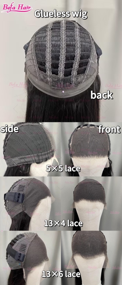 Glueless Wigs Human Hair 5X5 13X4 13X6 Transparent HD Lace Human Hair Wigs Natural Black Kinky Curly Hair Wigs