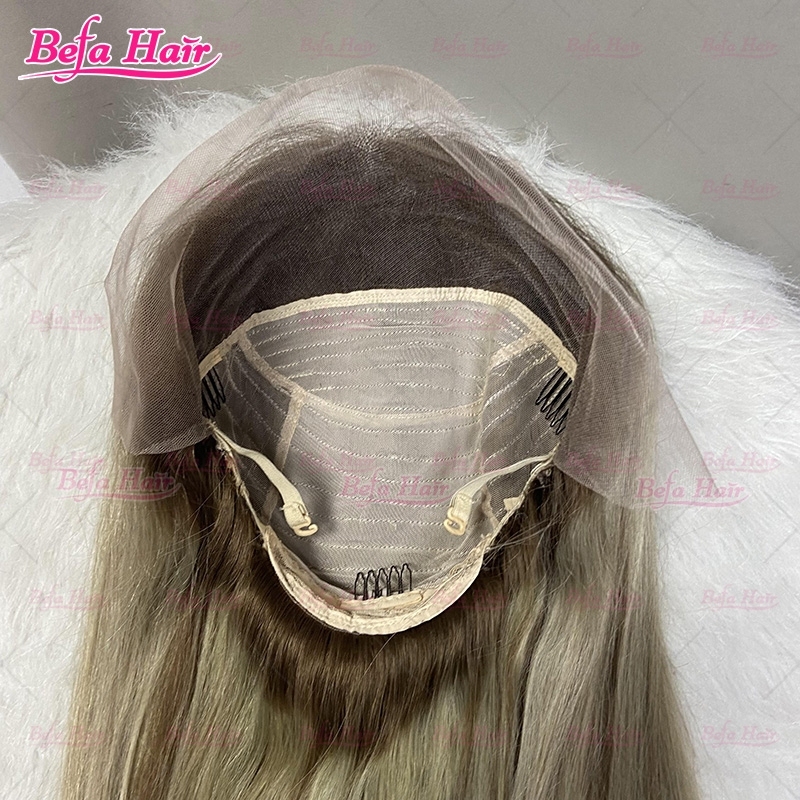 Highlight Color Straight Human Hair Wig 4x4/ 5x5/ 13x4/ 13x6 Transparent Lace 200% Density Piano Color Wig