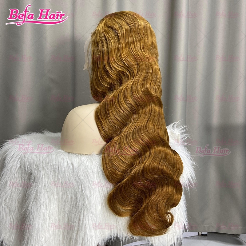 Custom Color Highlight Wig Human Hair 4x4/ 5x5/ 13x4/ 13x6 Lace Pre Plucked Body Wave Human Hair Wig Transparent Lace Wig