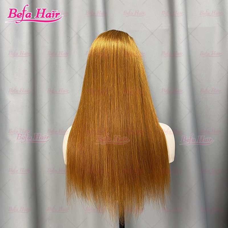Glueless Wigs Human Hair Orange Ginger Color Wig 5x5/ 13x4/ 13x6 Transparent Lace Bone Straight Human Hair Wig