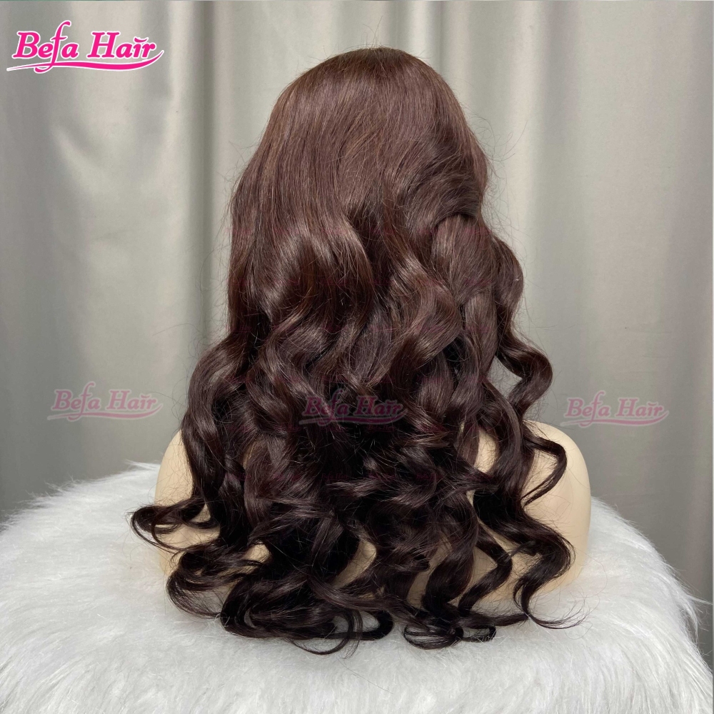#2 Brown Hair Wigs Cuticle Aligned Hair 4x4/ 5x5/ 13x4/ 13x6/ 360 HD Transparent Lace Brown Wig Lace Human Hair Loose Wave Wig