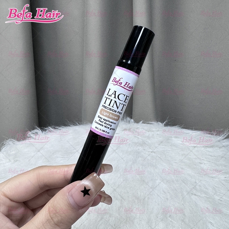 Private Label Lace Tint Pen Easy To Use Lace Tint Concealer With Brush 4 Colors Lace Wig Tint Pen