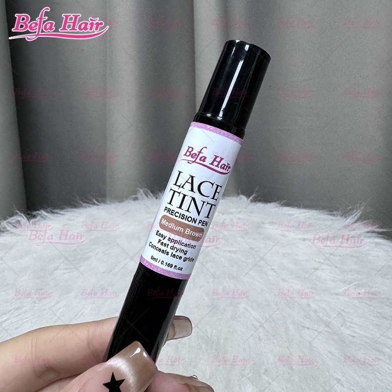 Private Label Lace Tint Pen Easy To Use Lace Tint Concealer With Brush 4 Colors Lace Wig Tint Pen